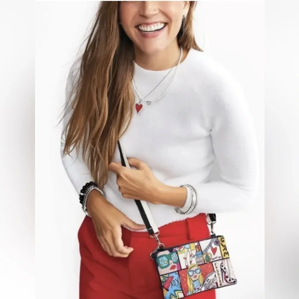 Brighton SPARKLE AND SHINE Tote NWT & Brighton GLAM GIRL CROSSBODY Pouch NWT - Picture 5 of 8